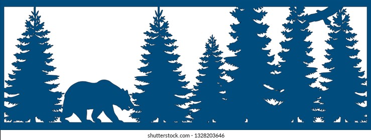 Wildlife with bear and Eagle