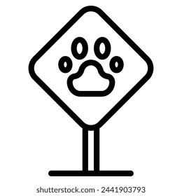 Wildlife ecology object icon illustration
