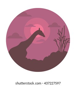 Wildlife Forest Vector Icon