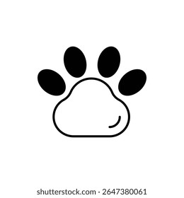 Wildlife Icon vector stock illustration