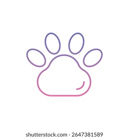 Wildlife Icon vector stock illustration