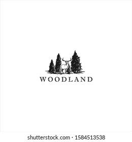 Wildlife logo design template idea