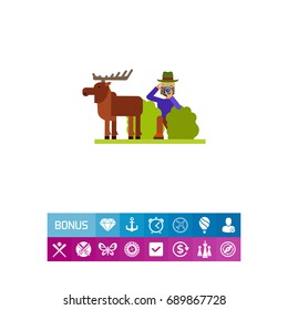 Wildlife Photography with Camera Icon