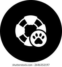 Wildlife Rescue Icon-Element für Design