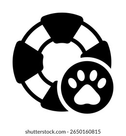 Wildlife Rescue Icon-Element für Design