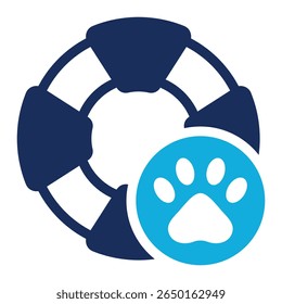 Wildlife Rescue Icon-Element für Design