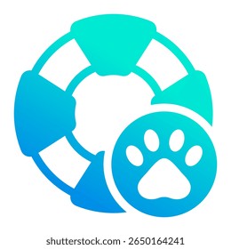 Wildlife Rescue Icon-Element für Design
