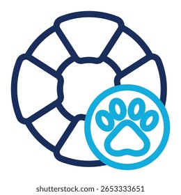 Wildlife Rescue Icon-Element für Design