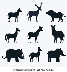 Wildlife Silhouettes of the Black Forest