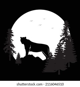 wildlife Vector background, wild animal 