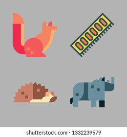 wildlife vector icon set