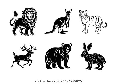 Wildlife vector illustration. This the vector fill