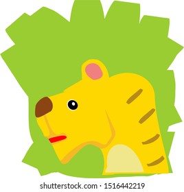 Wildlife Vector Tiger In The Wilderness