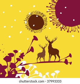 wildlife wallpaper design