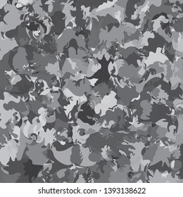 Wildly crooked amorphous, augmenting  shapes comprising abstract, gray scale texture