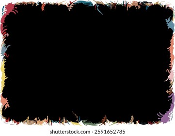 Wildly ornate, manually drawn frame fantasy