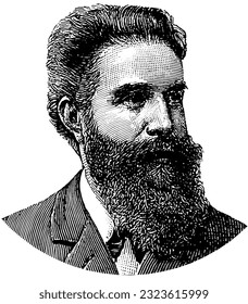 Wilhelm Röntgen (27 March 1845 – 10 February 1923)