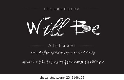  Will Be Font Handwritten Signature  Brush Font Type Font lettering handwritten