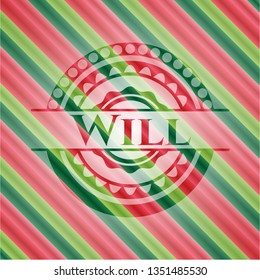 Will christmas emblem.