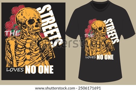 I will create uncommon streets t shirt design.
