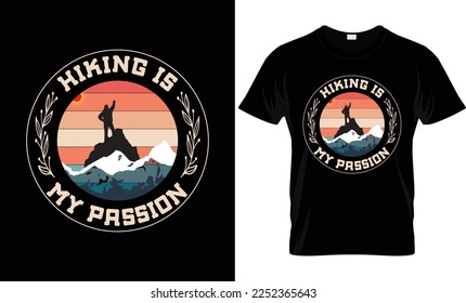 I will do awesome hiking t shirt design
