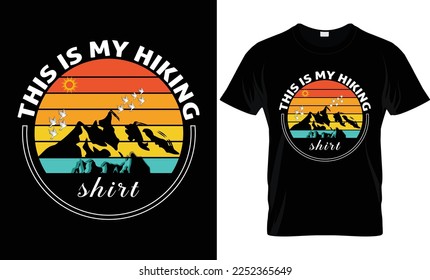 I will do awesome hiking t shirt design