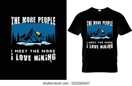 I will do awesome hiking t shirt design