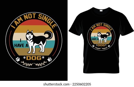 Ich werde die beste Hundehunde-Charge für Shirt-Design machen.