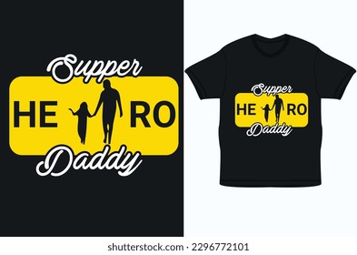 I will do custom typography Father t shirt design for you