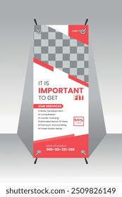 I will do a premium banner, outdoor design, banner design, roll, or sign.
