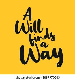 A Will Finds a Way