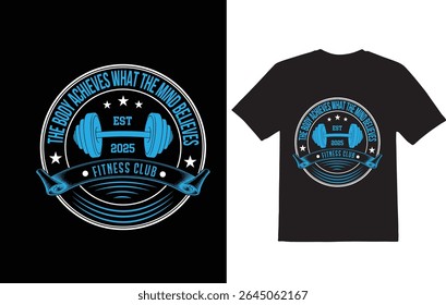 I will make Fitness T-shirt Design