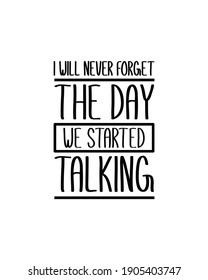 I will never forget hand drawn typography poster design. Premium Vector.