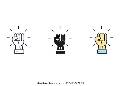 will power iconicons  symbol vector elements for infographic web