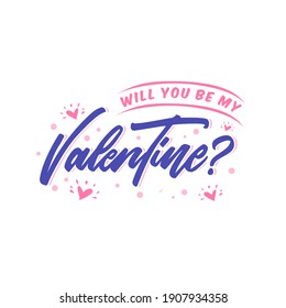 Werden Sie meine Valentinschrift sein?