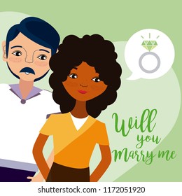 Will you marry me card