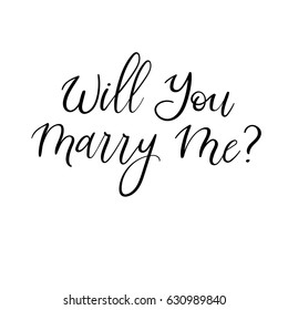 362 Will you marry me calligraphy Images, Stock Photos & Vectors ...