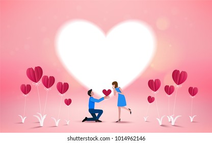 Você vai se casar comigo cartão de convite Vector/Illustrator. Conceito de amor. Feliz Dia dos Namorados.