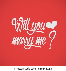 362 Will you marry me calligraphy Images, Stock Photos & Vectors ...