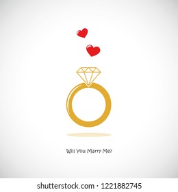 will you marry me wedding ring icon pictogram vector illustration EPS10