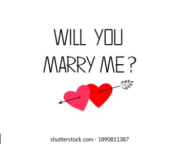 ¿Te casarás conmigo? - tarjeta romántica con propuesta de matrimonio 