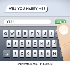 U me sms marry will Will U