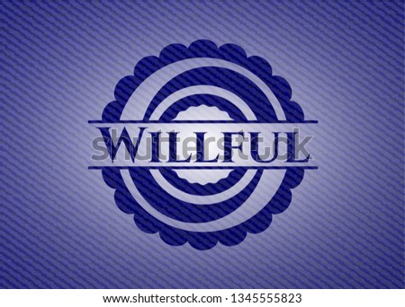 Willful with denim texture