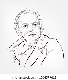 William Blake Vector Sketch Illustration
