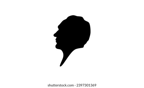 William Carey, schwarz, einzelne Silhouette