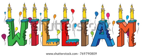 24 William 3d lettering 이미지, 스톡 사진 및 벡터 | Shutterstock