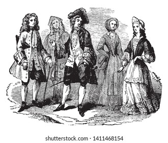 William Iii Costumes That Were Worn Stock Vector (Royalty Free ...