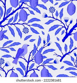 William Morris pattern. Design for fabric, textile, paper.