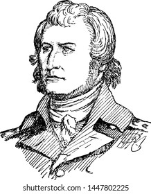 William Moultrie, Vintage Engraved Illustration