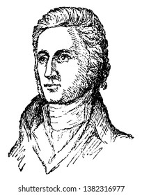 William R. Davie, 1756-1820, he was a military officer and tenth governor of North Carolina from 1798 to 1799, founder of the university of North Carolina, member of the federalist party, vintage